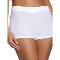 Sloggi Women's Double Comfort Short Briefs in White | Size: 10