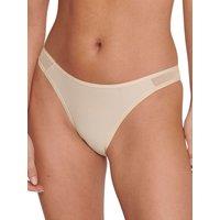 Sloggi Women's Soft ADAPT Tiny Tanga Briefs in Nude | Size: 10