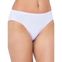 Sloggi Women's 24/7 Cotton Tai Briefs in White | Size: 12