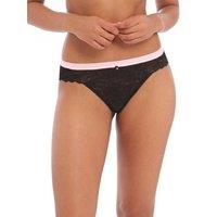 Freya Women's Offbeat Brazilian in Black | Size: 10