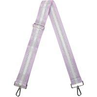 Fontanella Fashion Women's Three-Tone Silver Sparkle Canvas Adjustable Strap in Lilac