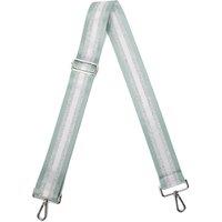 Fontanella Fashion Women's Three-Tone Silver Sparkle Canvas Adjustable Strap in Light Green