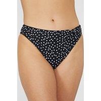 Gorgeous Women's Spot Bikini Bottom With Ring Detail in Mono | Size: 8