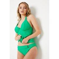 Gorgeous Women's Ring Side Bikini Bottom in Bright Green | Size: 8