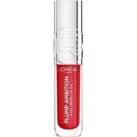 L'Oral Paris Women's Plump Ambition Lip Oil in Rouge In Love | Size: 5ml