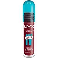 NYX Professional Makeup Women's Lip IV Hydrating Gloss Stain, Lip Gloss 5ml in Blush Rush