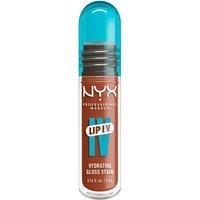 NYX Professional Makeup Women's Lip IV Hydrating Gloss Stain, Lip Gloss 5ml in Caramel Drip