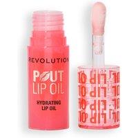 Revolution Women's Pout Lip Oil in Juicy Peach | Size: 4ml