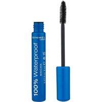 Rimmel London Women's 100% Waterproof Mascara 8ml in Black Black
