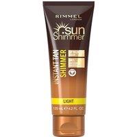 Rimmel London Women's Sunshimmer Instant Tan Shimmer Finish 125ml in Light Shimmer