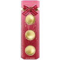Baylis & Harding Women's Midnight Cherry Luxury Bath Bomb Trio Gift Set