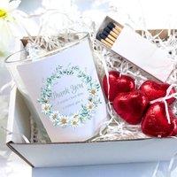 Aye Do Gifts Women's Thank You Daisy Flowers Candle Gift Set in White | Size: 1 Pack