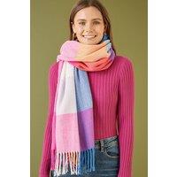 Yumi Women's Mutlicolour Herringbone Oversize Scarf