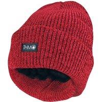 THMO Women's Thermal 40g 3M Insulation Fleece Lined Chenille Beanie Hat in Burgundy