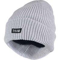 THMO Women's Thermal 40g 3M Insulation Fleece Lined Chenille Beanie Hat in Grey