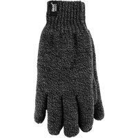 Heat Holders Men's Winter Warm Soft Fleece Lined Thermal Gloves in Grey | Size: S/M