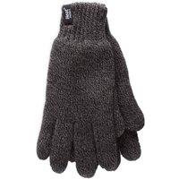 Heat Holders Men's Winter Warm Soft Fleece Lined Thermal Gloves in Grey | Size: Medium/Large