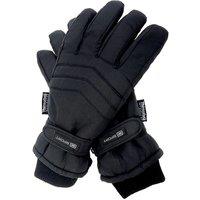 Thinsulate Men's 3M 40 gram Thermal Insulated Waterproof Ski Gloves in Black | Size: Medium/Large