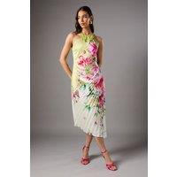 Coast Women's Pleat Halter Midi Dress | Size: 10