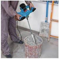 H&O Direct 6-Speed 2100W Copper Motor Portable Handheld Cement Mixer in Blue