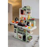 Living and Home Play Kitchen Set With 88PCS Kitchen Accessories in Green