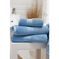 Deyongs Bliss Pima Supersoft Fluffy Cotton 650gsm Towels 2025 in Cobalt | Size: Bath Sheet