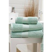 Deyongs Bliss Pima Supersoft Fluffy Cotton 650gsm Towels 2025 in Pale Green | Size: Bath Sheet