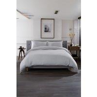 The Lyndon Company St Quentin 100% Cotton Reversible Duvet Bedlinen | Deyongs 1846 in Grey | Size: King
