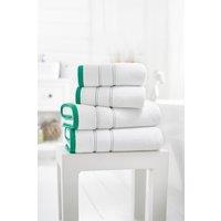 Lobster Creek Delamere Zero Twist Cotton Towels 600 GSM Soft & Absorbent in Green | Size: Bath Sheet