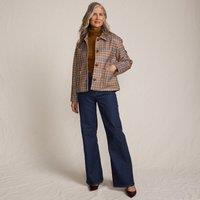 Lands' End Women's Soft Denim Classic Flared Jeans in Dark Blue | Size: 20