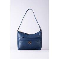Lakeland Leather Women's 'Cartmel' Leather Shoulder Bag in Navy