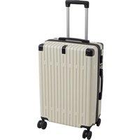 SHEONLY 22-inch Hard Shell Travel Suitcases in Off-White