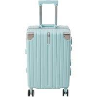 SHEONLY 20-inch Hard Shell Travel Suitcases in Light Blue