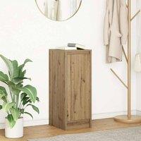 Berkfield Home Sideboard Artisan Oak 29.5x34x76 cm Engineered Wood in Brown