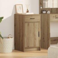 Berkfield Home Sideboard Artisan Oak 40x41x75 cm Engineered Wood in Brown | Size: 40 x 41 x 75 cm
