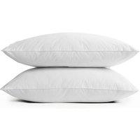 CHRISTY 'Cloud Loft' Luxurious Micro Loft Medium Firm Pillow Pair in White