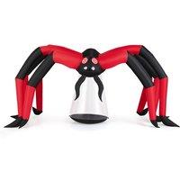Costway 5 FT Halloween Inflatable Spider Blow Up Yard Scary Spider