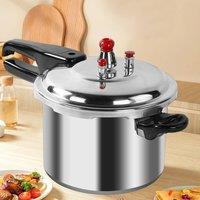 Kelvenix Pressure Cooker Kitchen Quick Cookware Home Multi cook in Silver