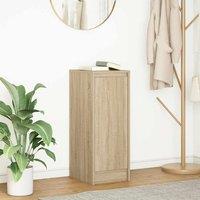 Berkfield Home Sideboard Sonoma Oak 29.5x34x76 cm Engineered Wood in Brown