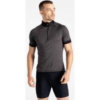 Dare 2b Men's Pedal It Out II Jersey Cycling Top in True Black | Size: Large