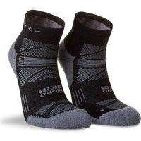 Hilly Men's Supreme Ankle Socks in Black | Size: 12-13
