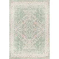 Kukoon Large Area Rugs for Living Room Washable & Non Slip in Pale Green | Size: 60 cm x 240 cm