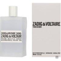 Zadig & Voltaire Women's This Is Her Eau De Parfum 100ml in Clear