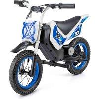 Xootz Kids Cobolt E-Bike, Kids Ride On Motorcycle with 12 Pneumatic Tyres Blue