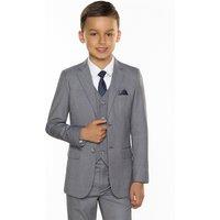 Roco Boy's Philip - 5 Piece Dove Grey Slim Fit Wedding Suit | Size: 10 Years