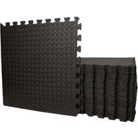 Samuel Alexander 32 Piece EVA Foam Floor Protective Floor Tiles / Mats 60x60cm Each For Gyms, Garages, Camping, Kids Play Matting, Hot Tub Flooring