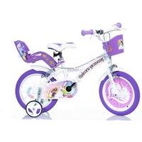 Dino Bikes Unicorn Academy 16in Kids Bike - White/Purple in White