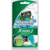 Wilkinson Sword Men's Xtreme 3 Comfort Plus Sensitive Disposable Razors - 4 Pack in Black