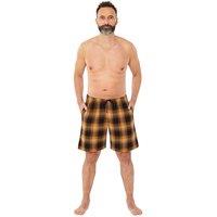 Just Essentials Men's Mens Flannel Check Pyjama Shorts in Mid Navy | Size: Small
