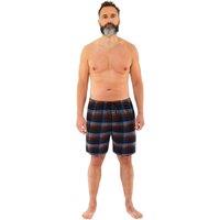 Just Essentials Men's Mens Flannel Check Pyjama Shorts in Black | Size: Medium